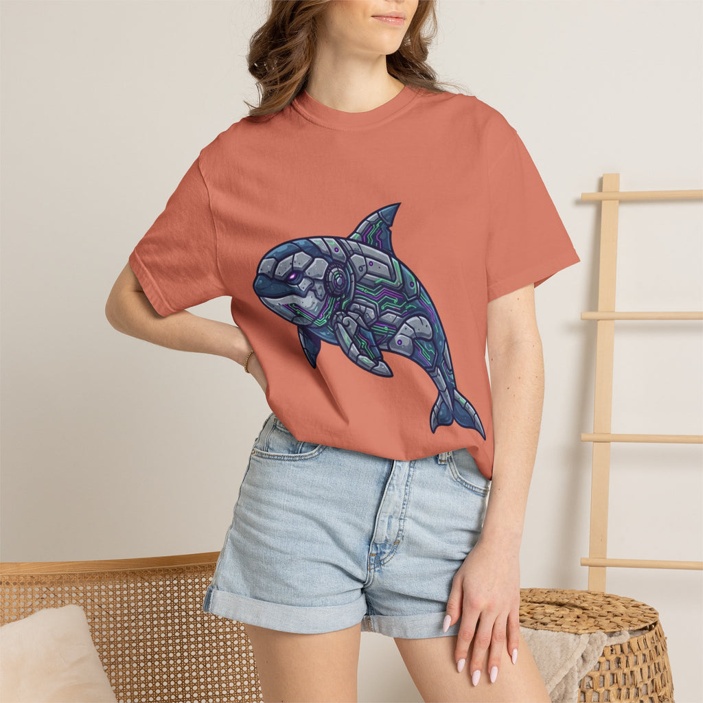 "Killer Whale" Unisex Garment-Dyed Tee