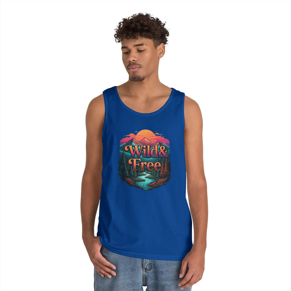 Color: Royal | Wild & Free Tank Top