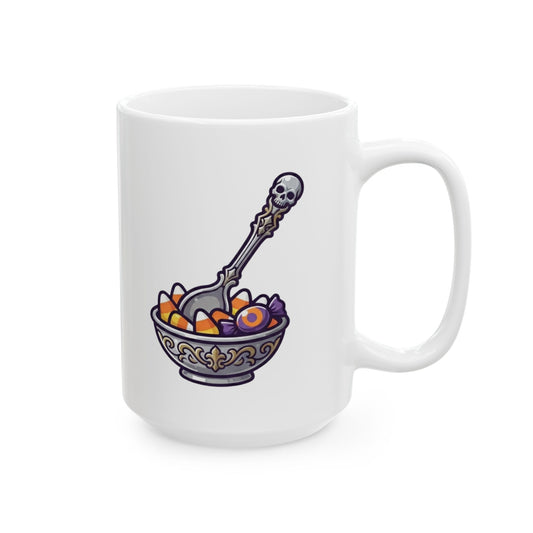 "This Is My Body" White Ceramic Mug — Graphic
