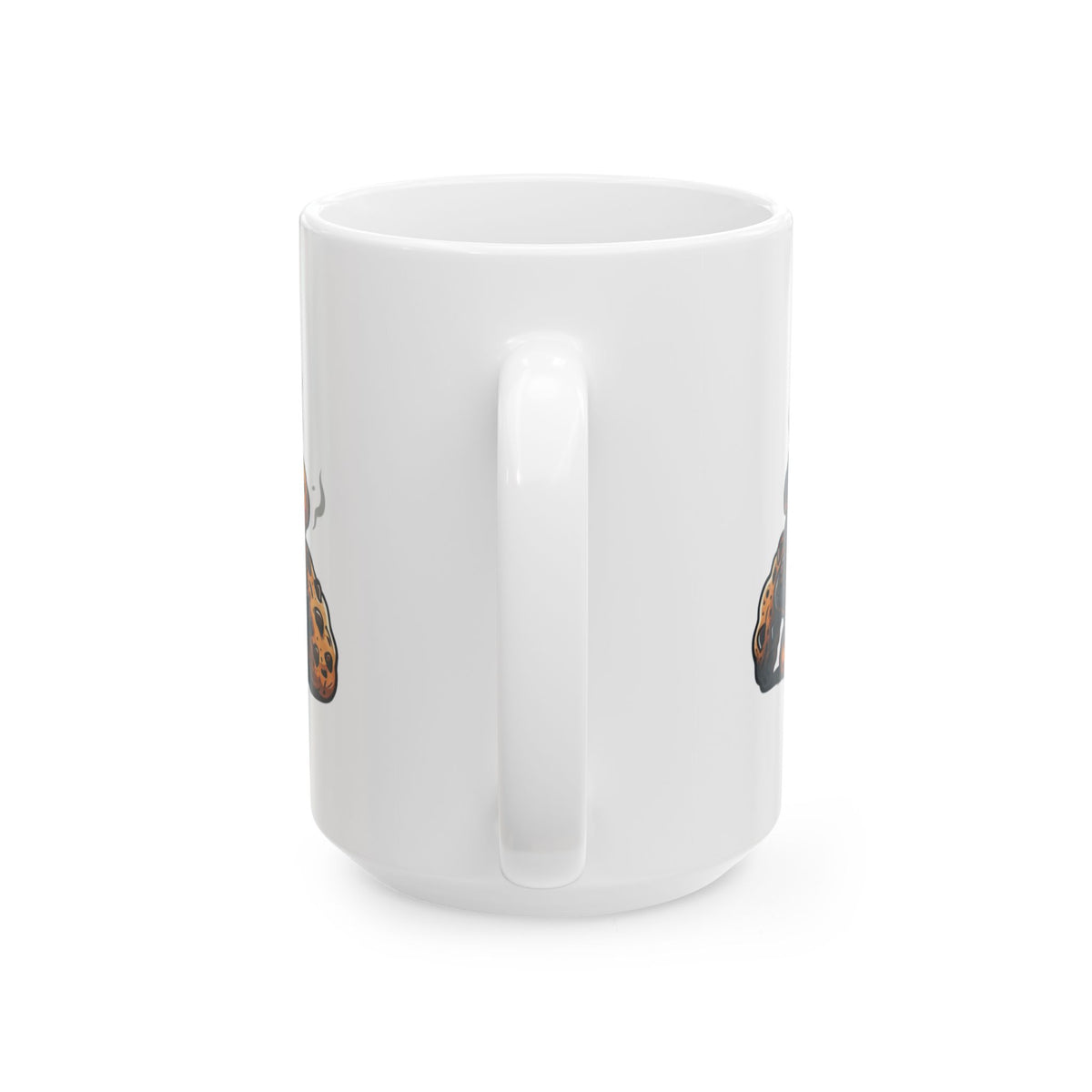 "Eat Drink And Be Grumpy" White Ceramic Mug — Graphic
