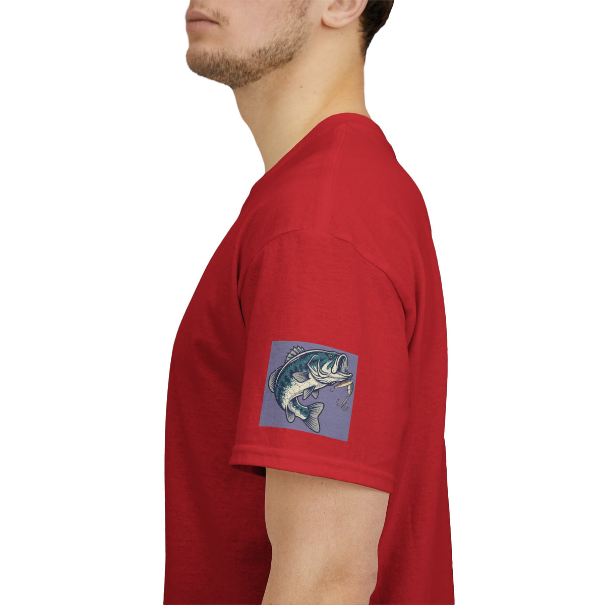 Color: Red | Never Leave A Good Hole Premium Graphic Tee