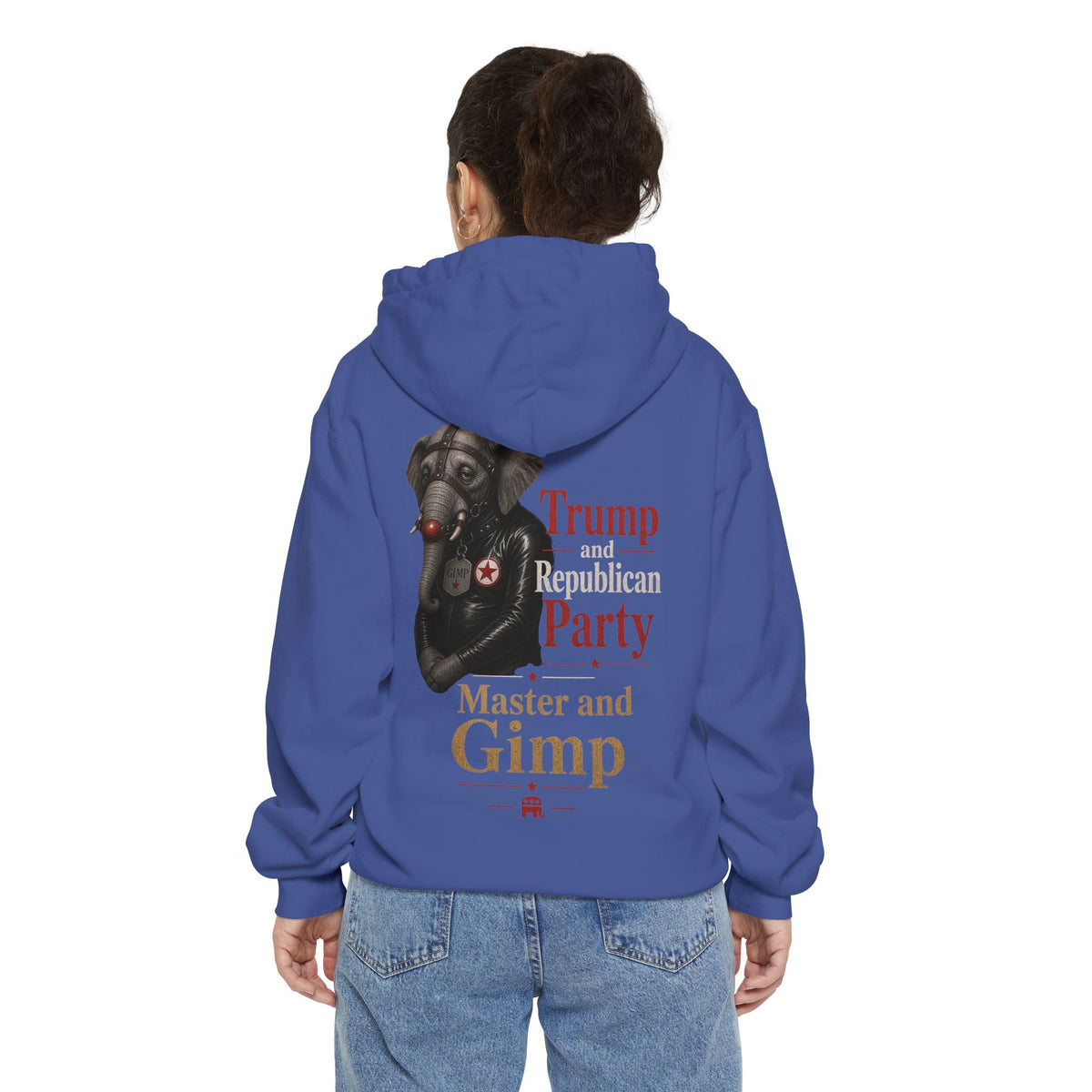 Color: Flo Blue | Master and Gimp Garment-Dyed Hoodie