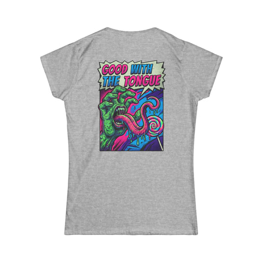 Color: Sport Grey | Good With the Tongue Women's Tee