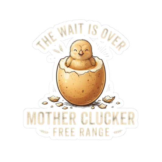 "The Wait is Over" Sticker — Main