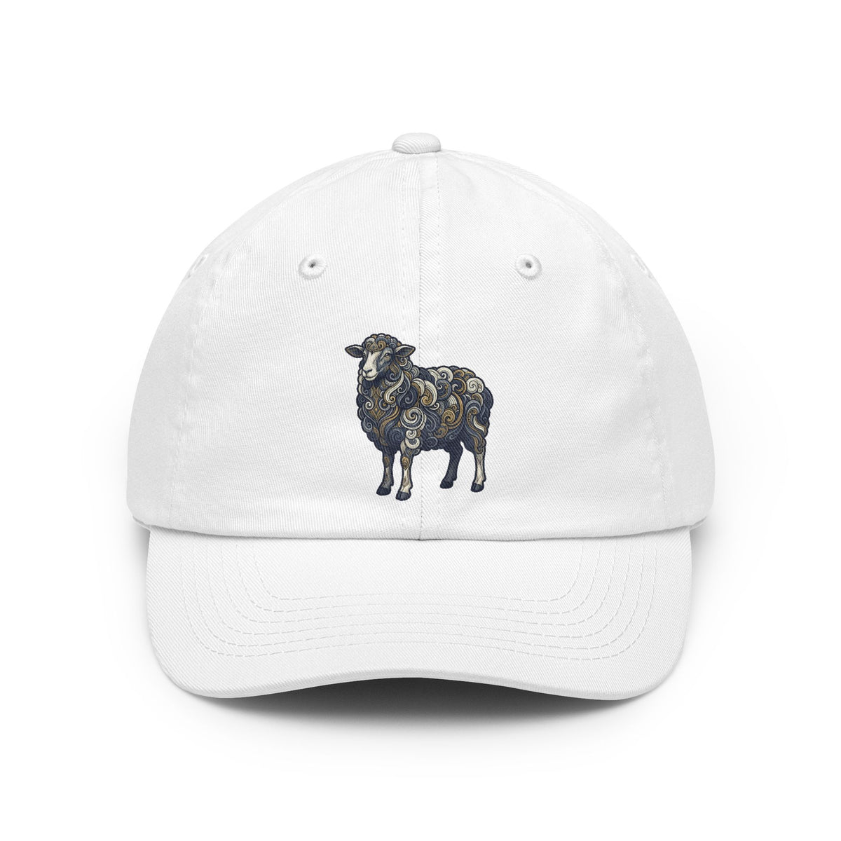 Color: White | Barnyard Sheep Dad Hat