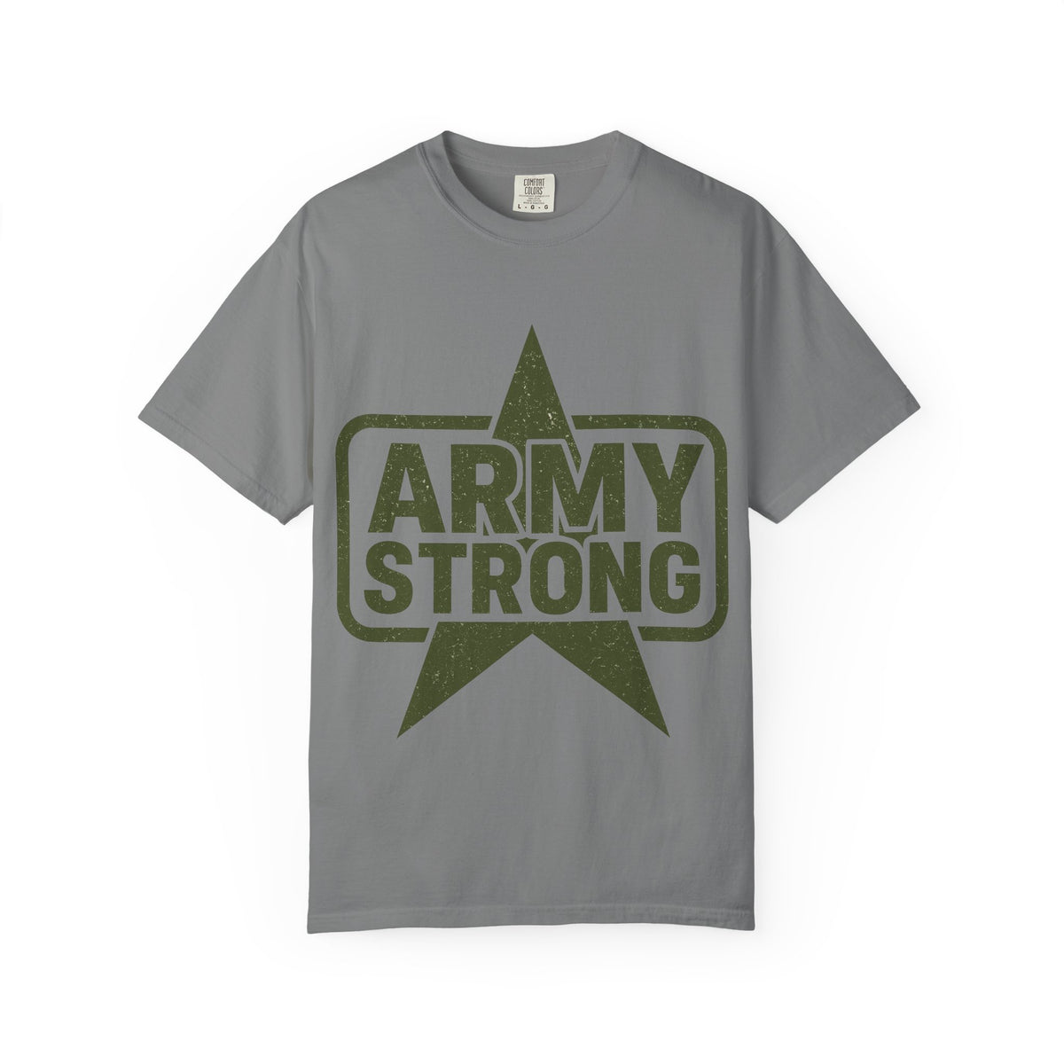 Color: Grey | Army Strong Unisex Garment-Dyed T-shirt