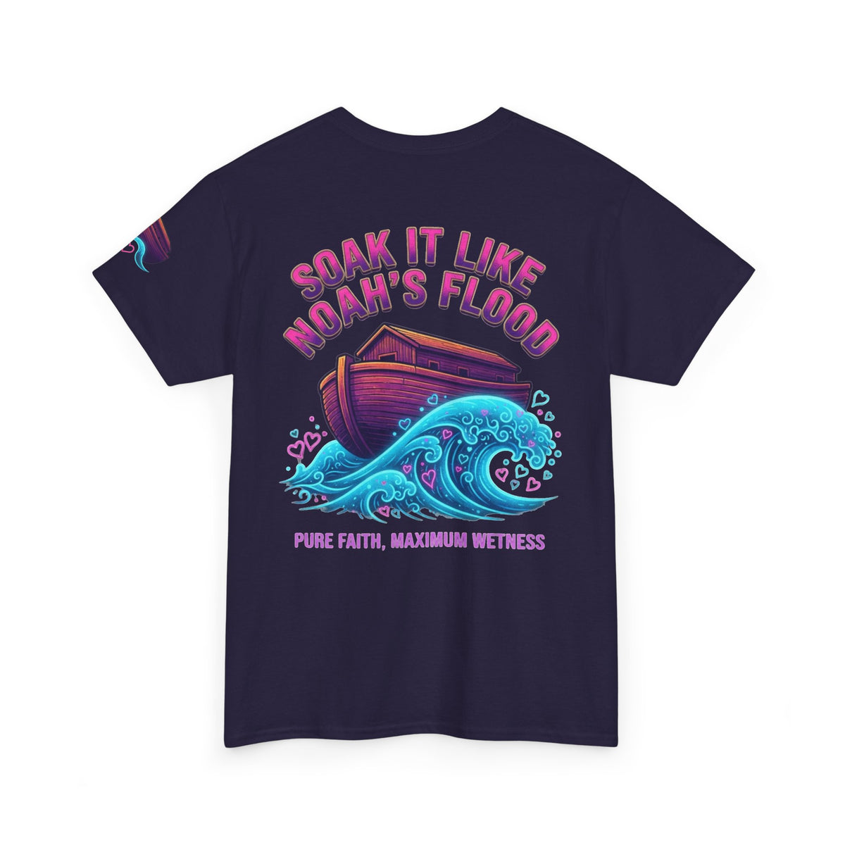 "Good Book Series Soak it Like Noah's Flood" Premium Graphic Tee