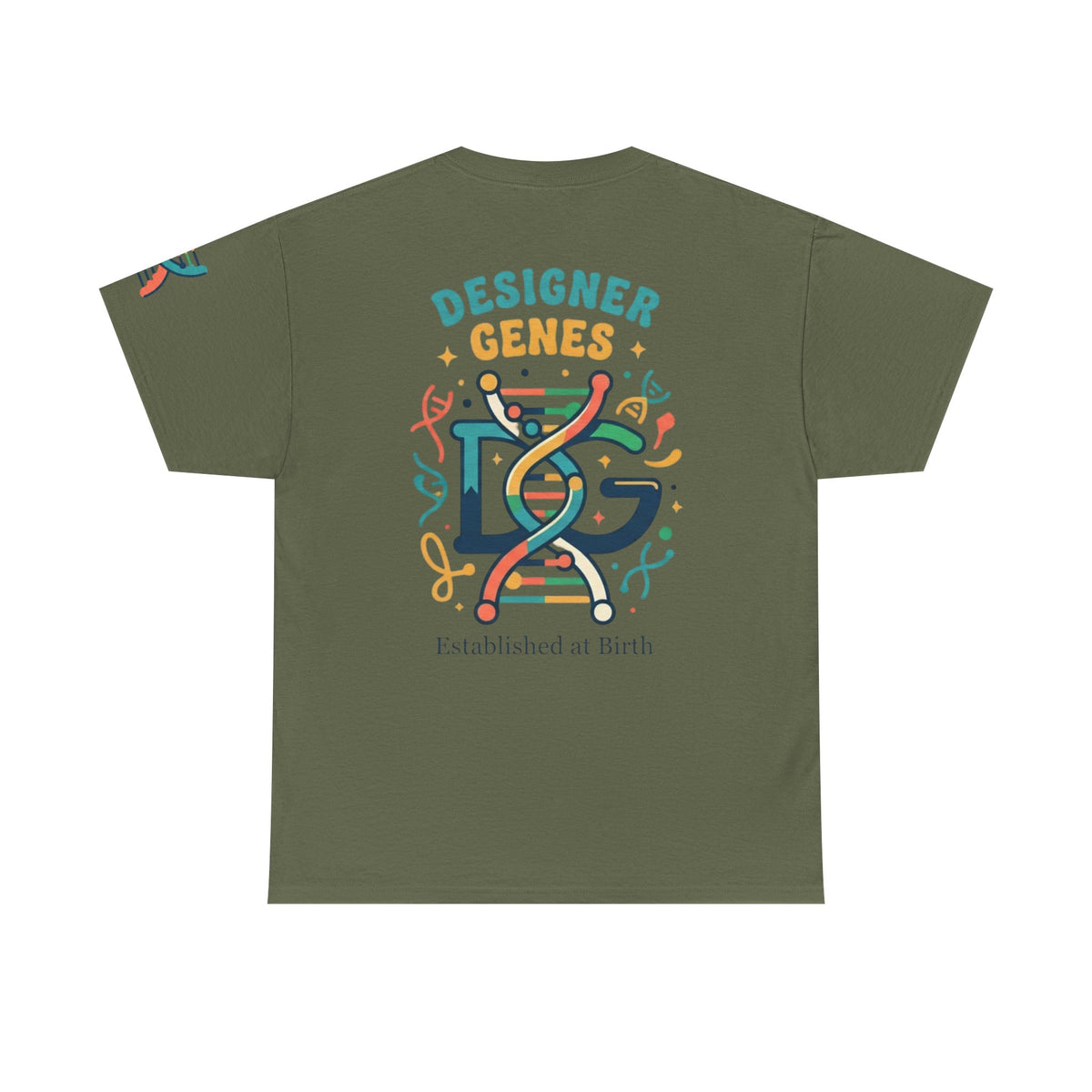 Color: Military Green | Designer Genes Premium Graphic Tee
