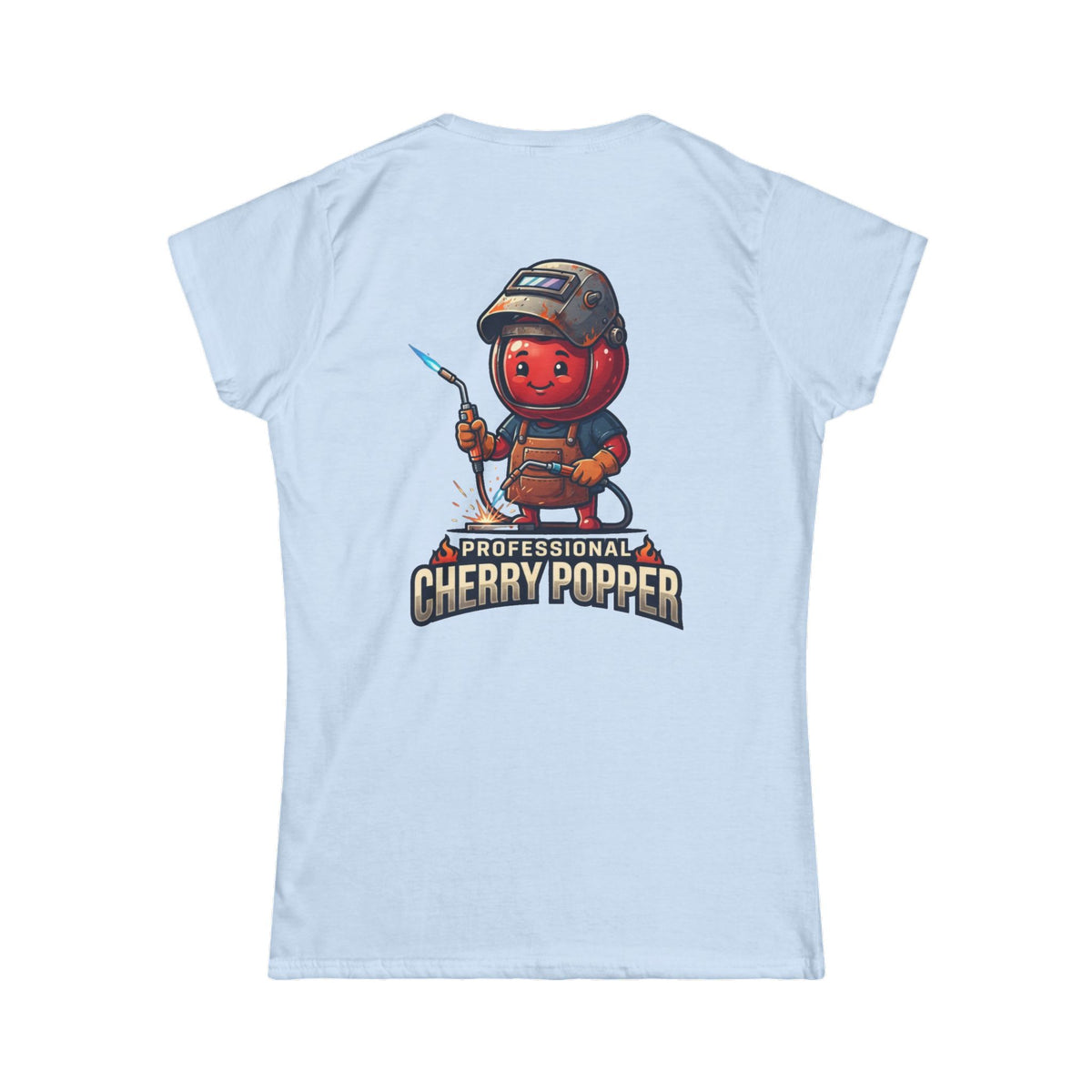Color: Light Blue | Professional Cherry Popper Women's Tee