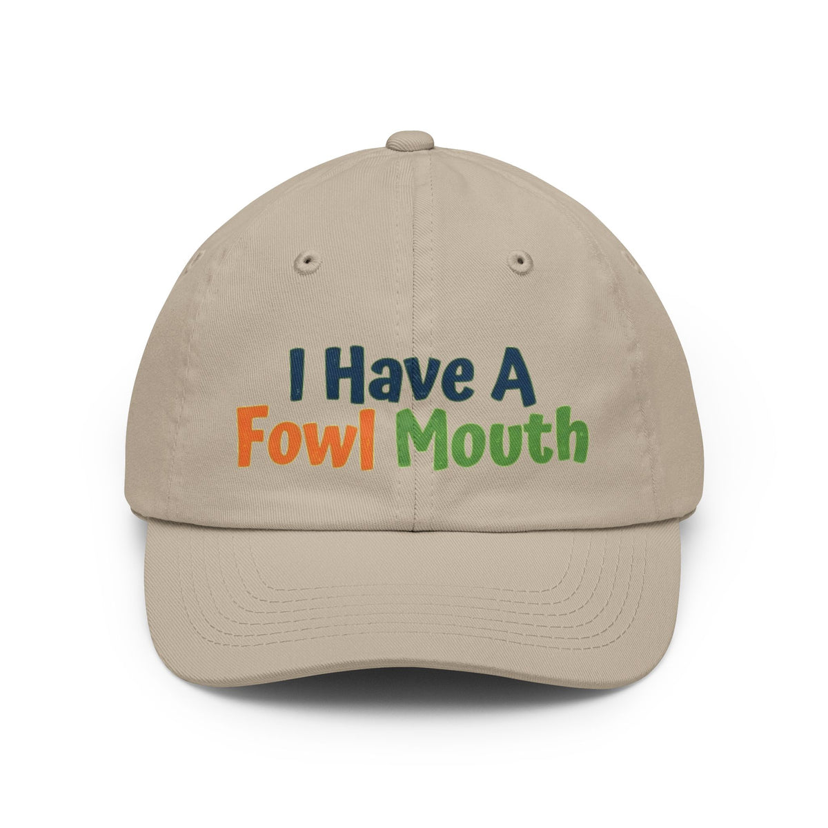 Color: Stone | Fowl Mouth Dad Hat