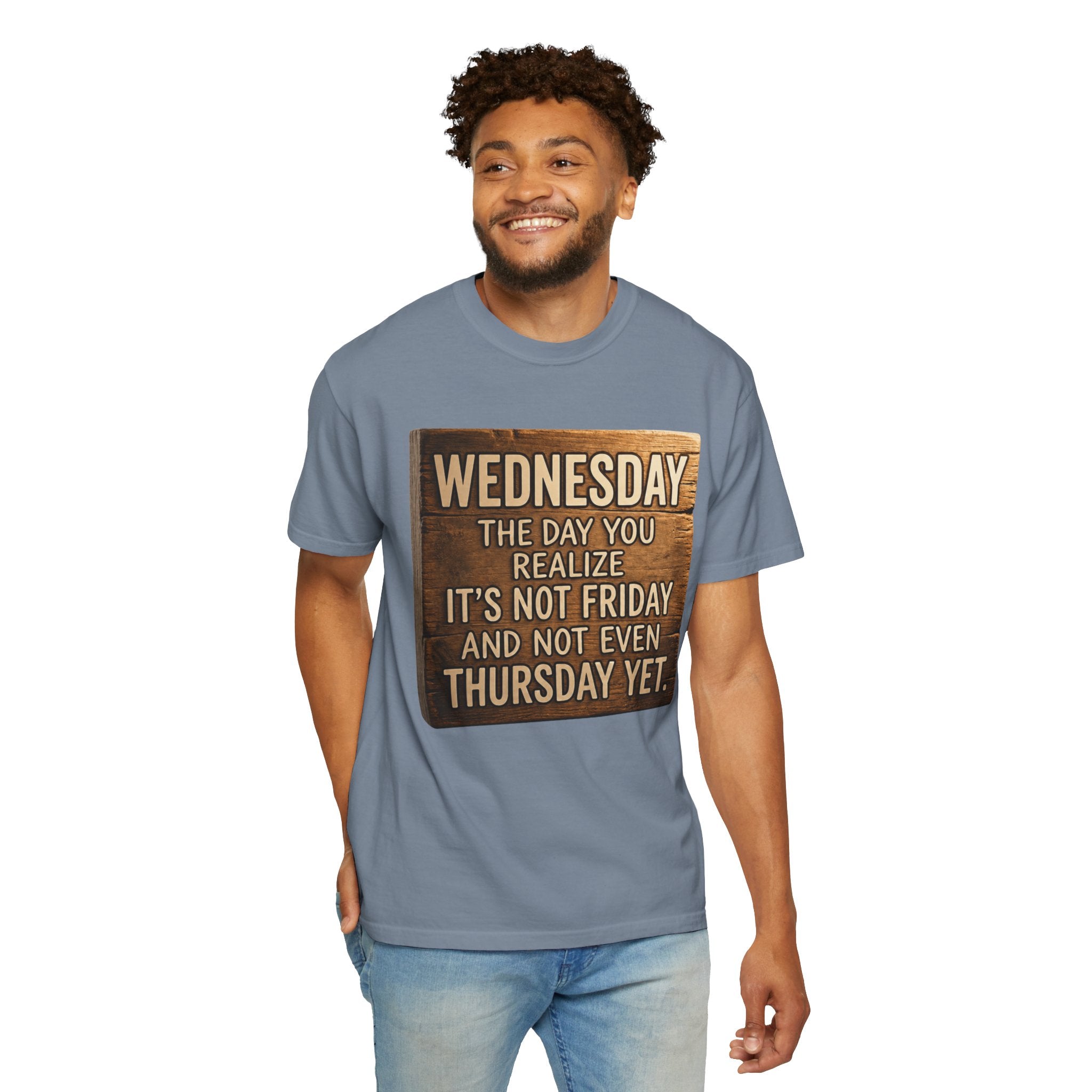 "Wednesday Not Friday" Unisex Garment-Dyed Tee