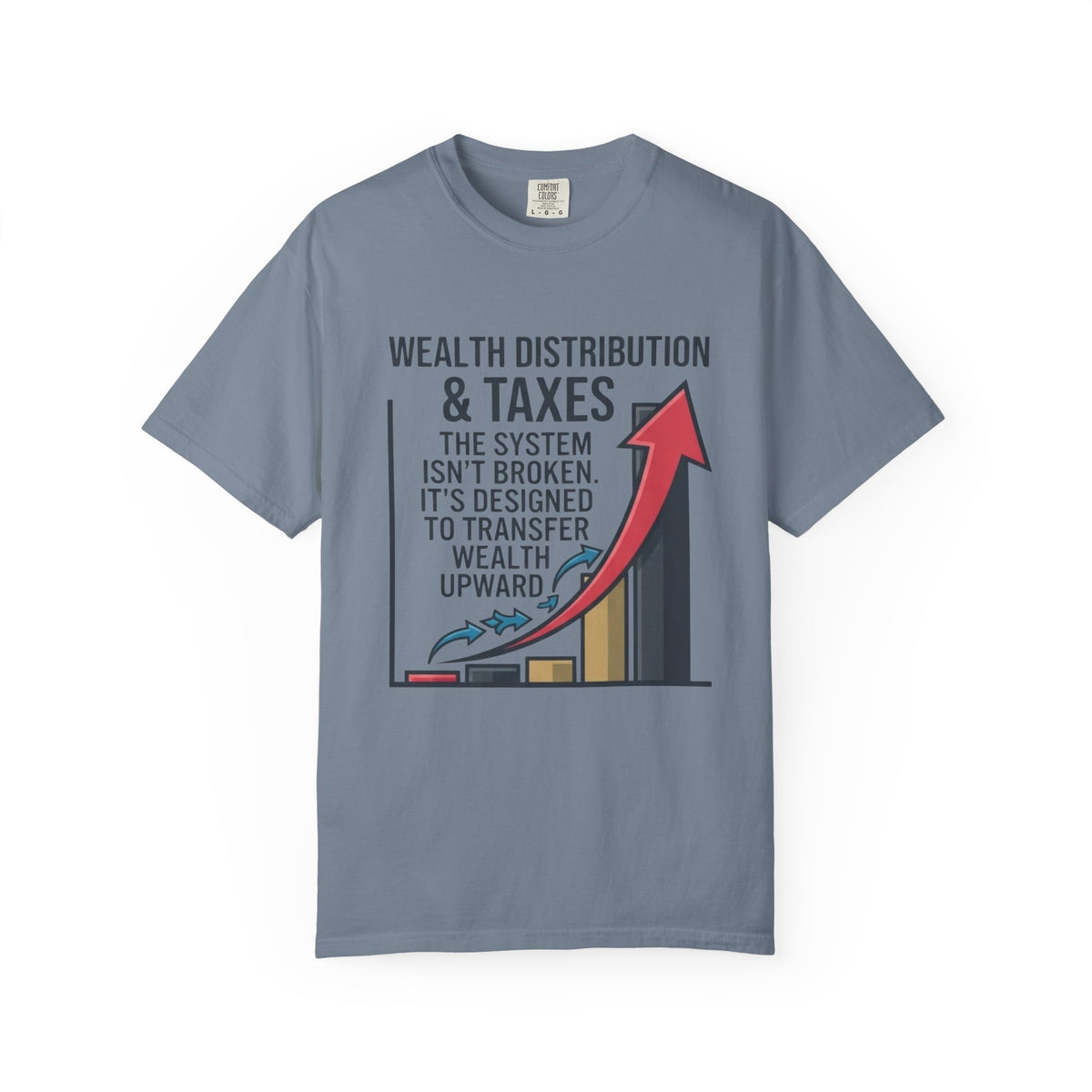 "Protest Series - Follow The Money" Unisex Garment-Dyed Tee