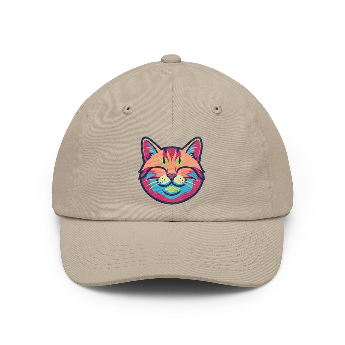 Color: Stone | Always Cuddle Your Pussy Dad Hat