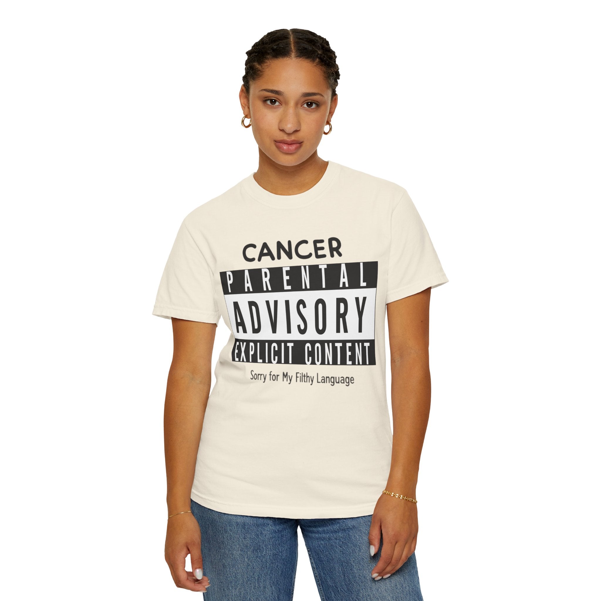 "Sorry For My Filthy Language" Unisex Garment-Dyed T-shirt