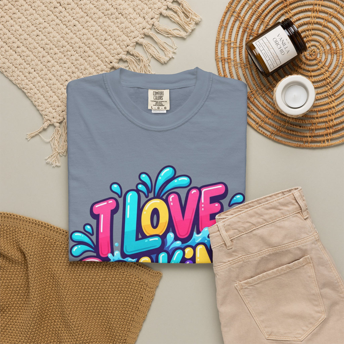 I Love Soaking Unisex Garment-Dyed Tee