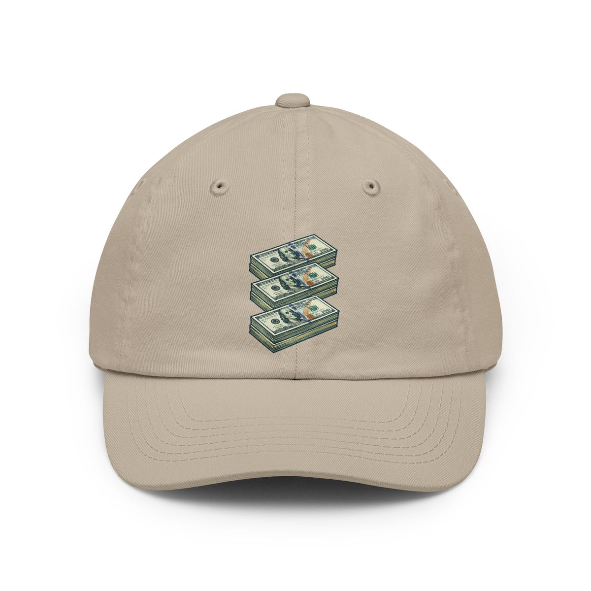 Color: Stone | 100 Bucks Dad Hat