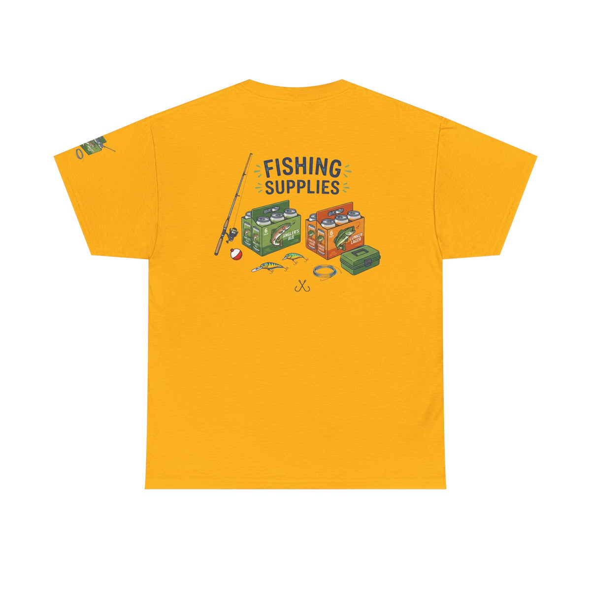 Color: Gold | Fishing Supplies Premium Graphic Tee