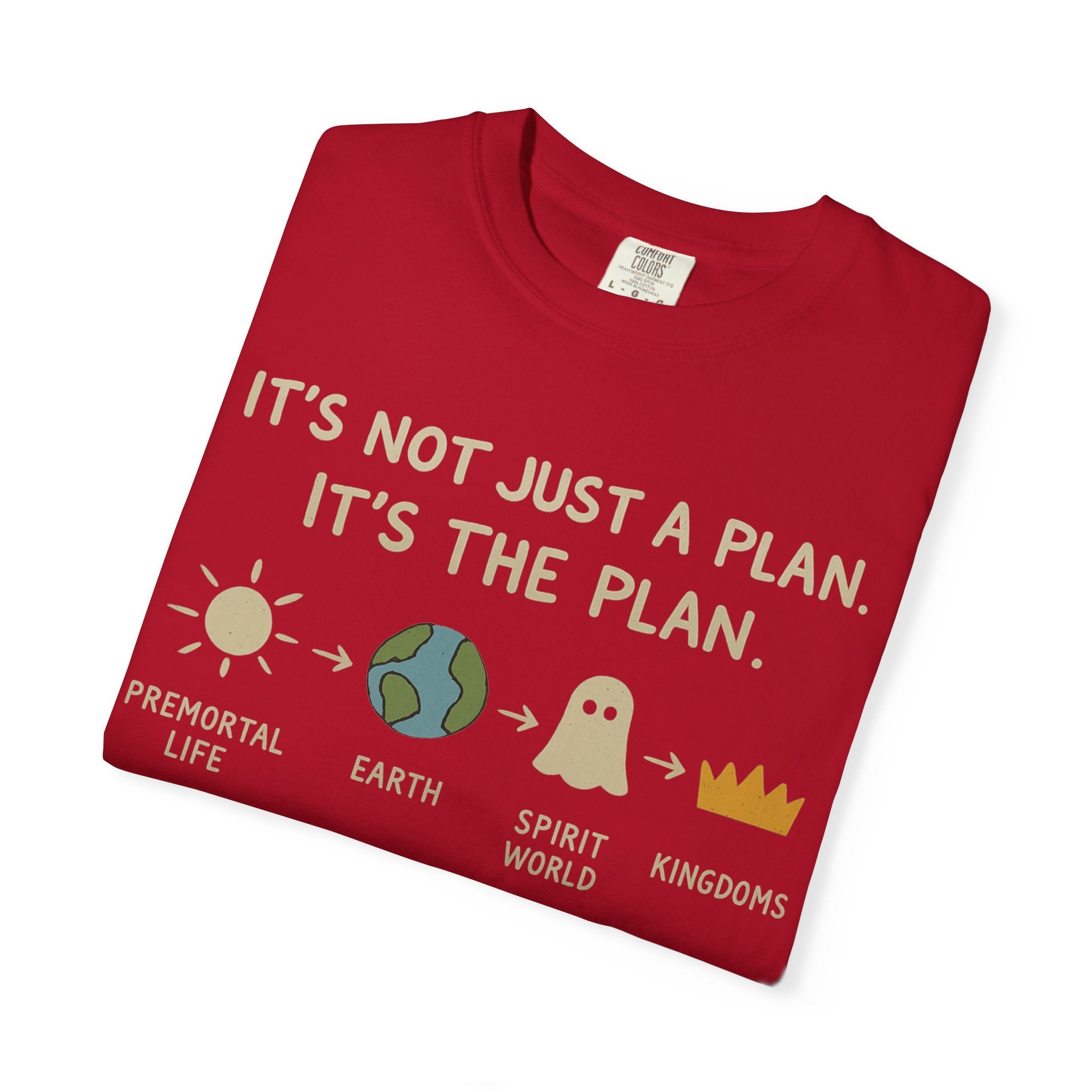 "It's The Plan" Unisex Garment-Dyed T-shirt