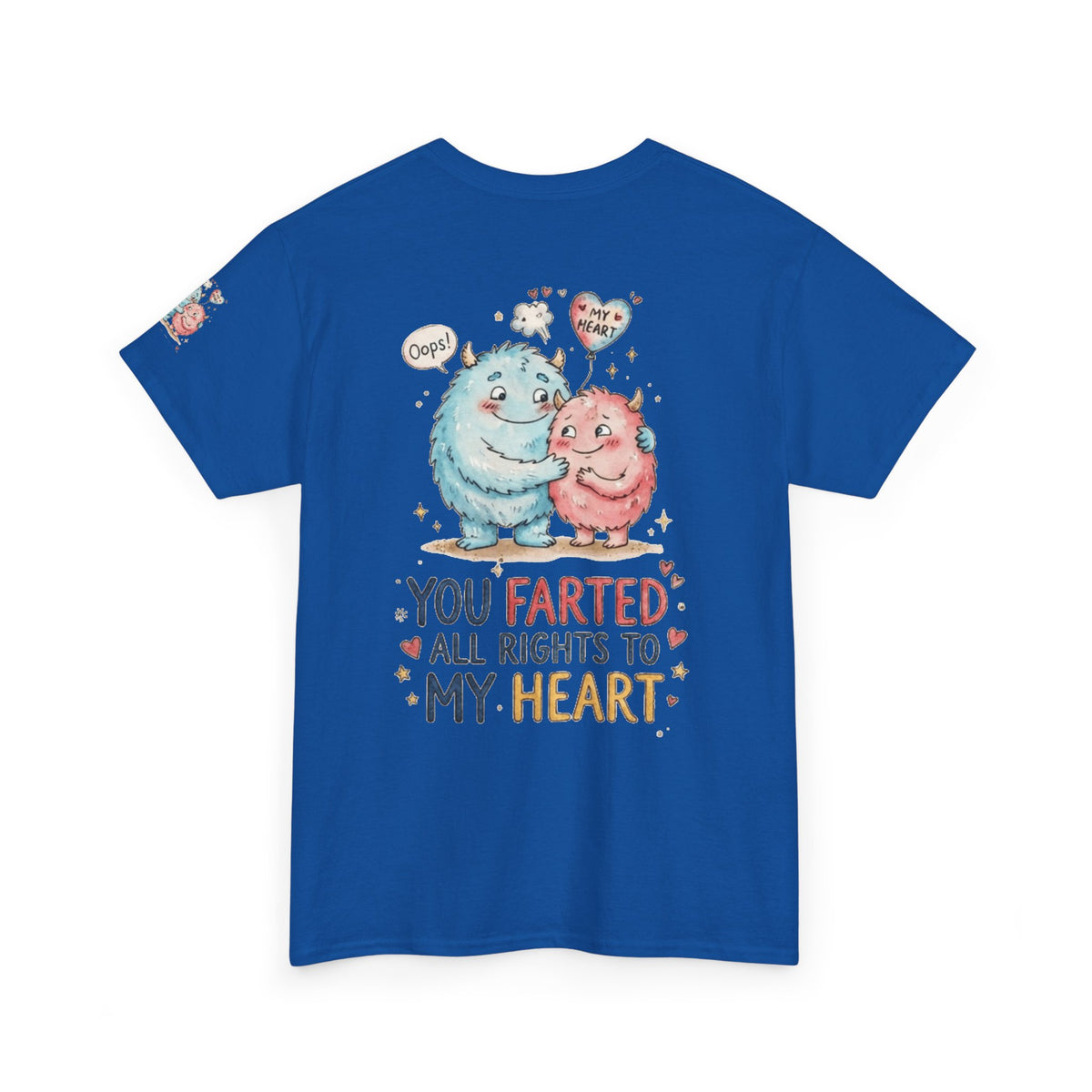 "You Farted All Rights To My Heart" Premium Graphic Tee