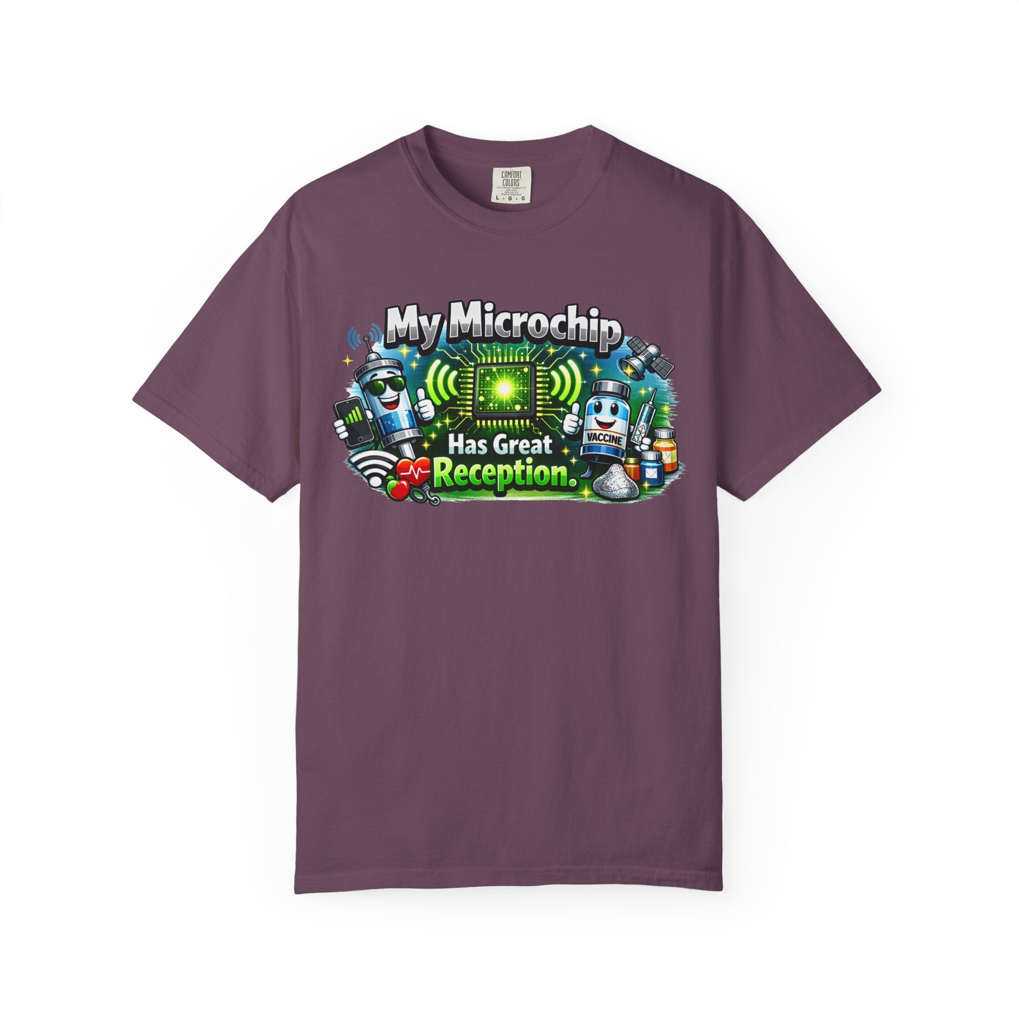 Great Reception Microchip | Garment-Dyed Tee — AttitudeShirts