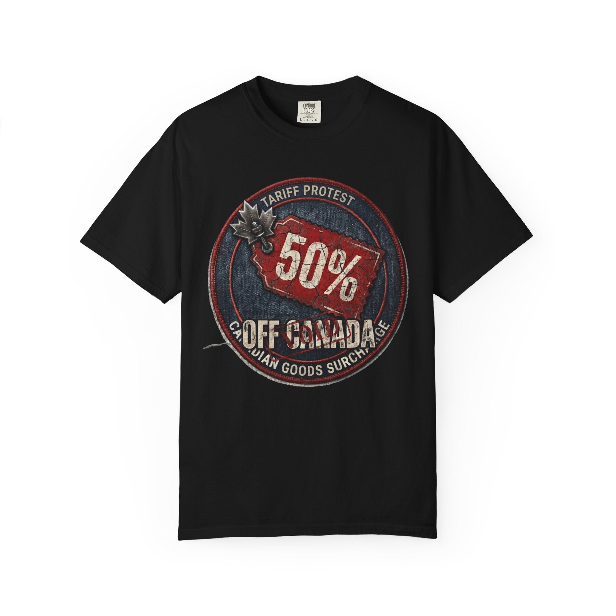 "50% Off Canada" Unisex Garment-Dyed Tee