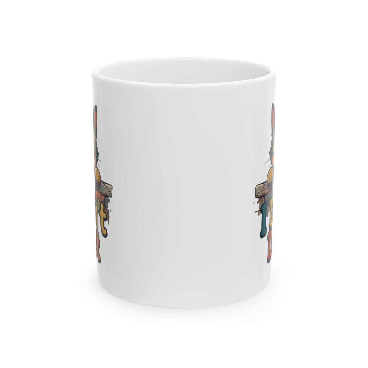 "I Didn't Do It" White Ceramic Mug