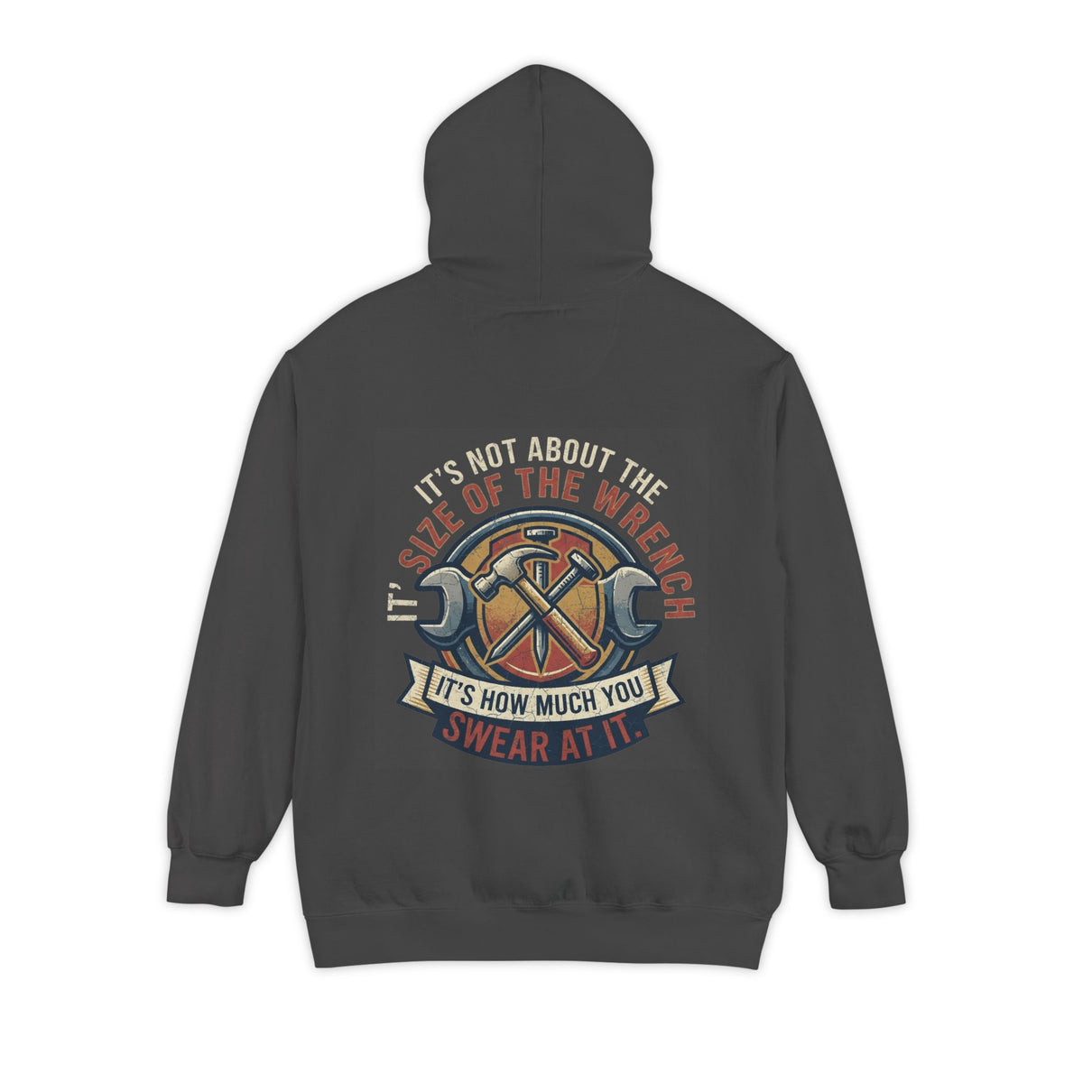 Color: Pepper | Size Matters Garment-Dyed Hoodie