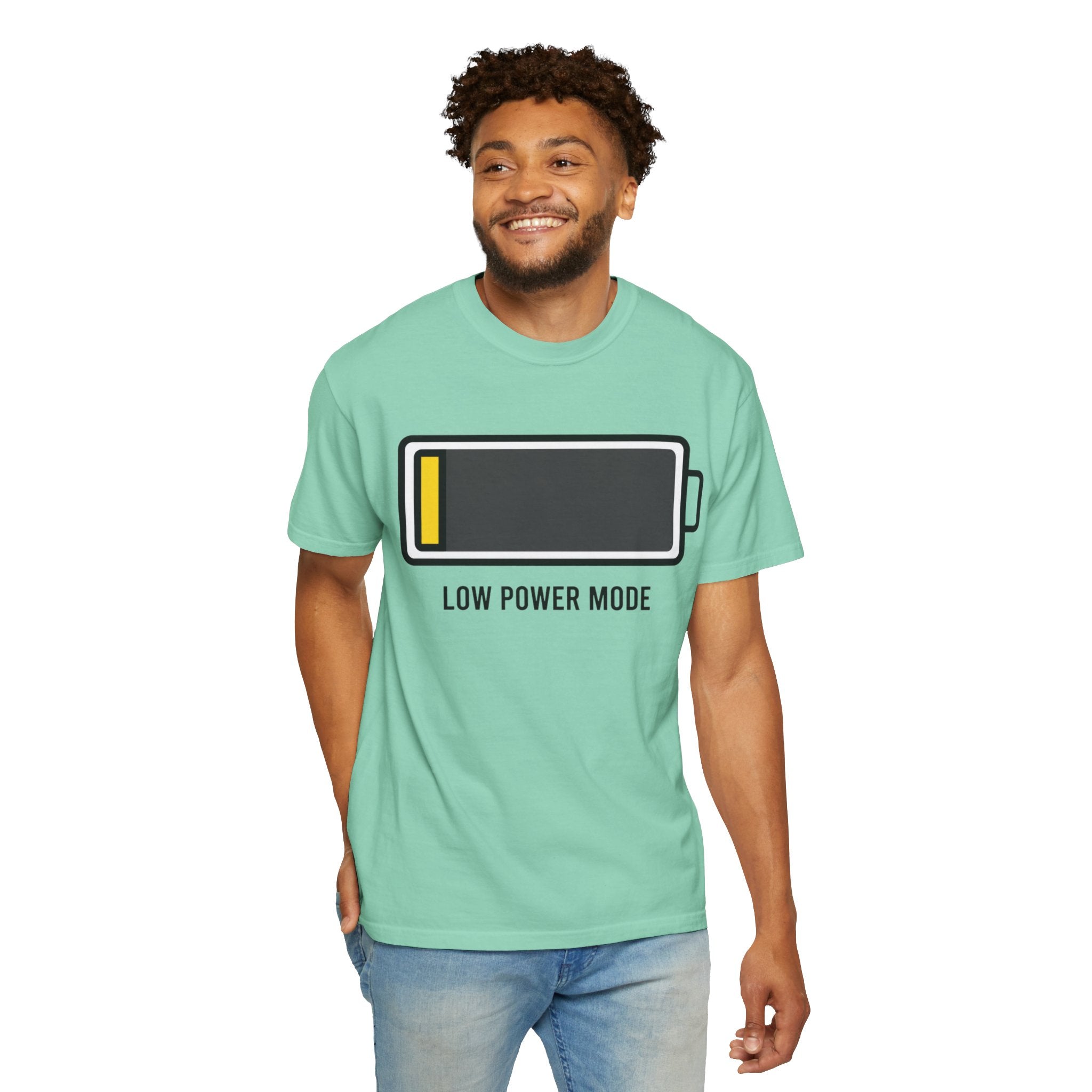 "Low Power Mode" Unisex Garment-Dyed Tee
