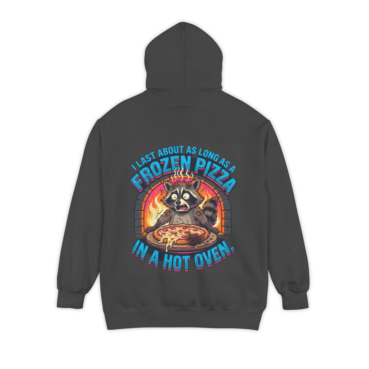 Color: Pepper | Frozen Pizza in a Hot Oven Garment-Dyed Hoodie