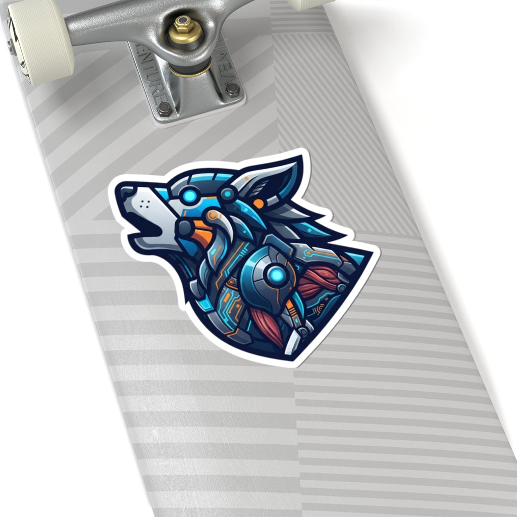 "Cyber Wolf" Sticker