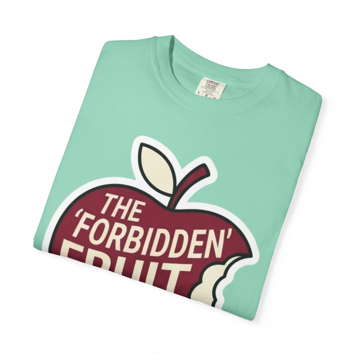 "Good Book Series Forbidden Fruit Tasted Better" Unisex Garment-Dyed Tee