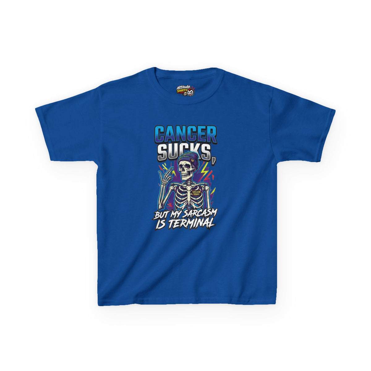 Cancer Sucks But My Sarcasm Is Terminal Kids Tee