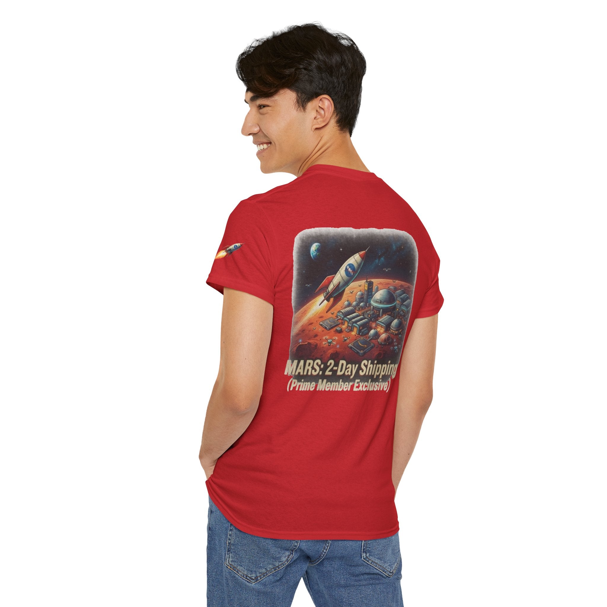"Mars 2 Day Shipping" Premium Graphic Tee