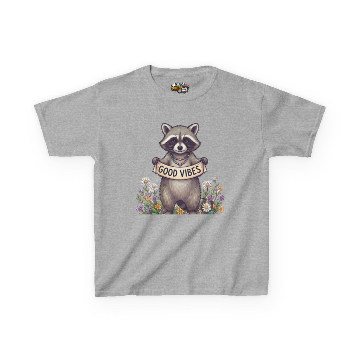 "Hippy Raccoon" Kids Tee