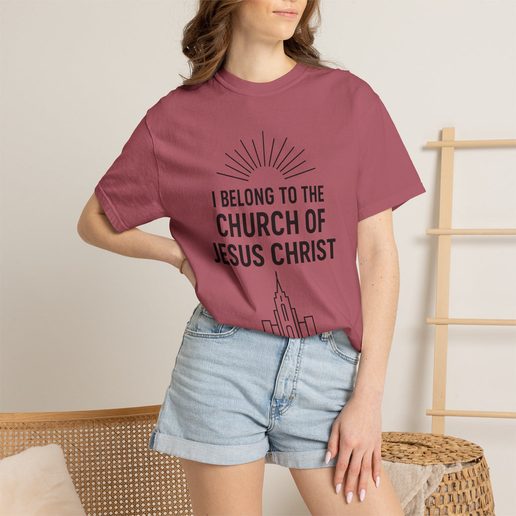 "I Belong" Unisex Garment-Dyed T-shirt