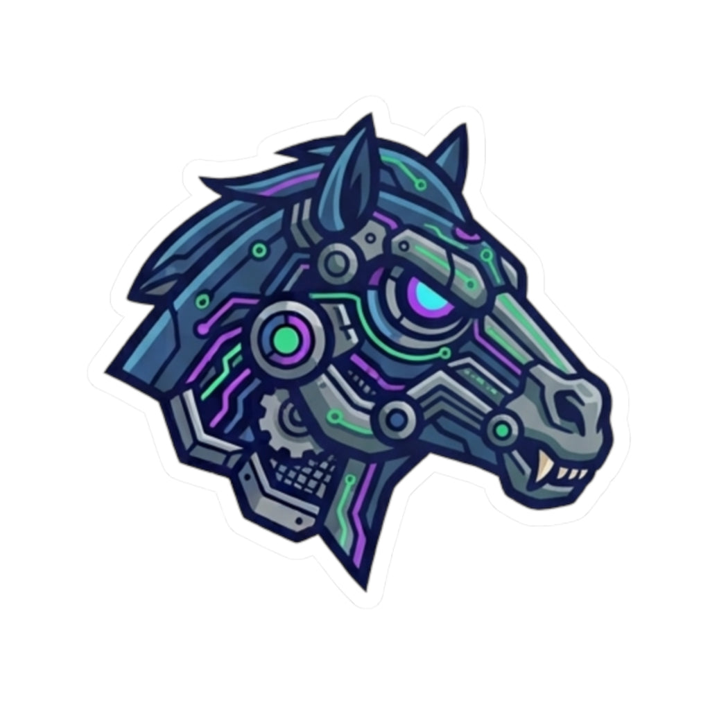 "Cyber Mustang" Sticker