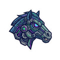 "Cyber Mustang" Sticker