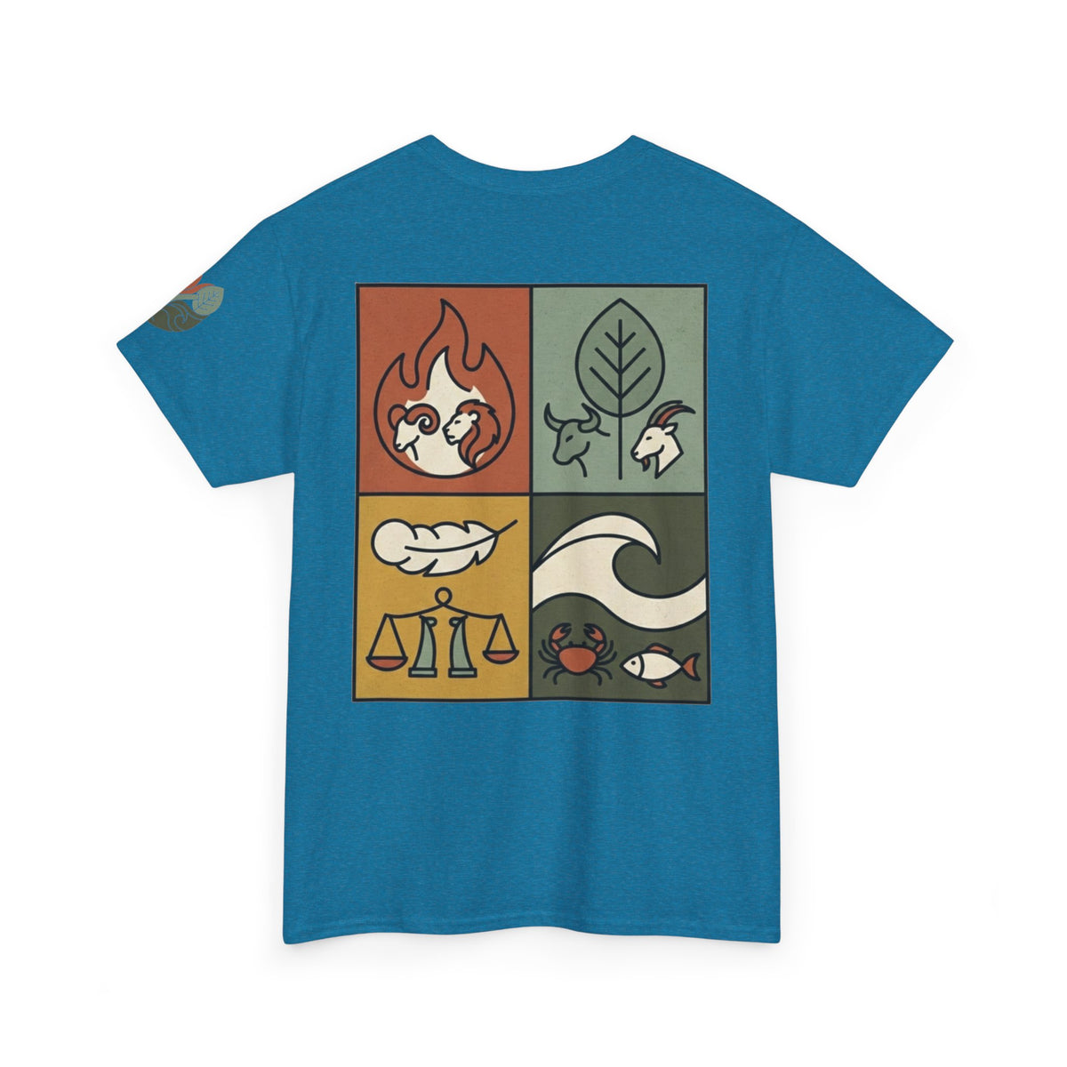 "Four Elements- Fire, Earth, Air, Water" Premium Graphic Tee