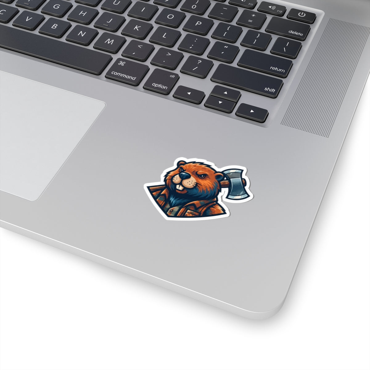 "In Desperate Need of Good Hard Wood" Sticker