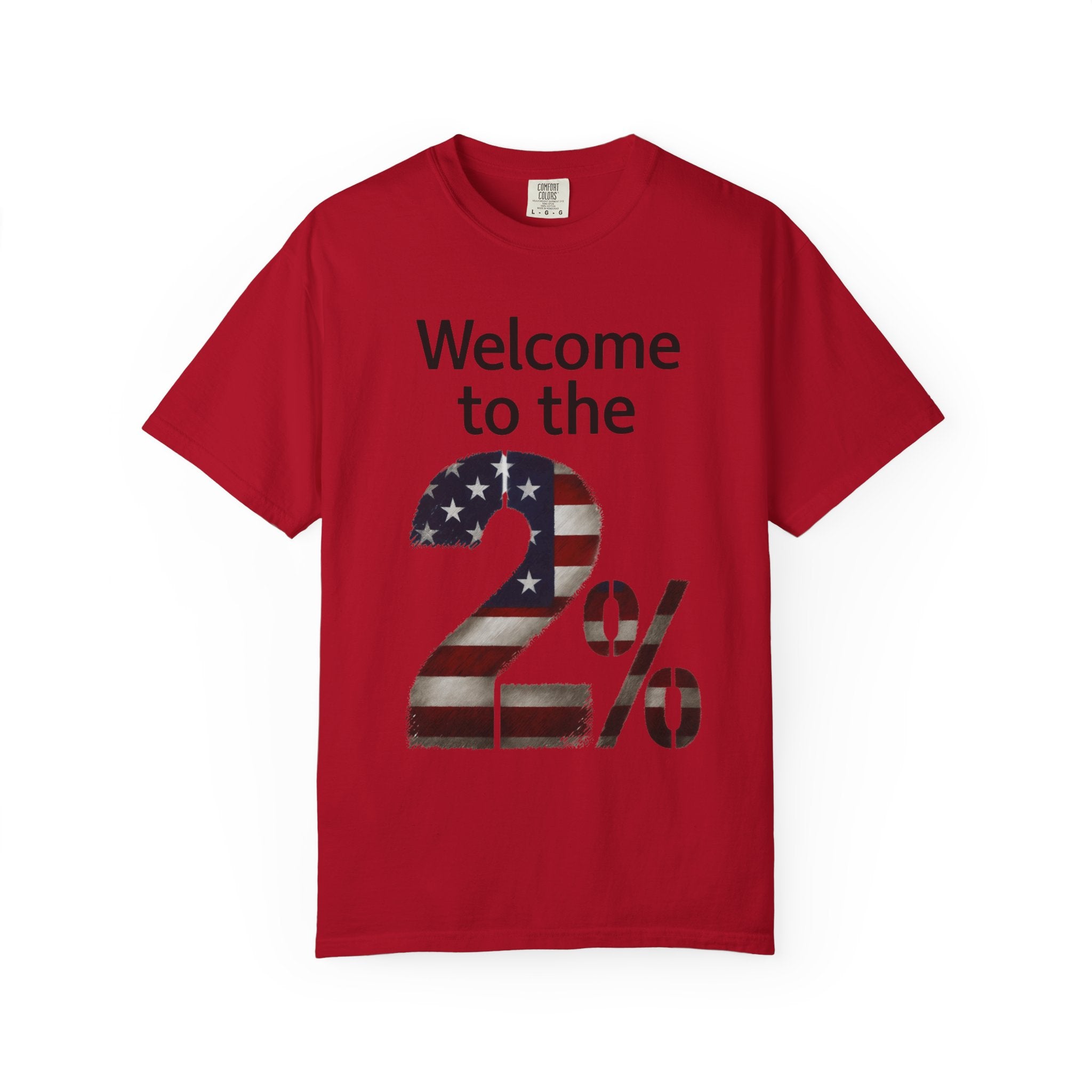 "Two Percent" Unisex Garment-Dyed T-shirt