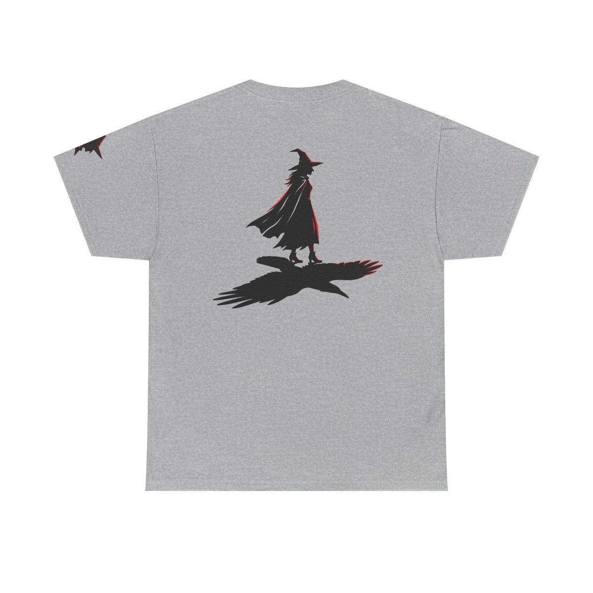 Color: Sport Grey | Witch With Raven Shadow Premium Graphic Tee