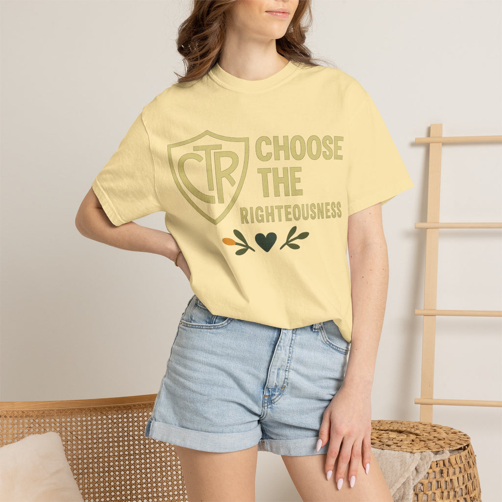 "CTR: Choose the Righteousness" Unisex Garment-Dyed T-shirt