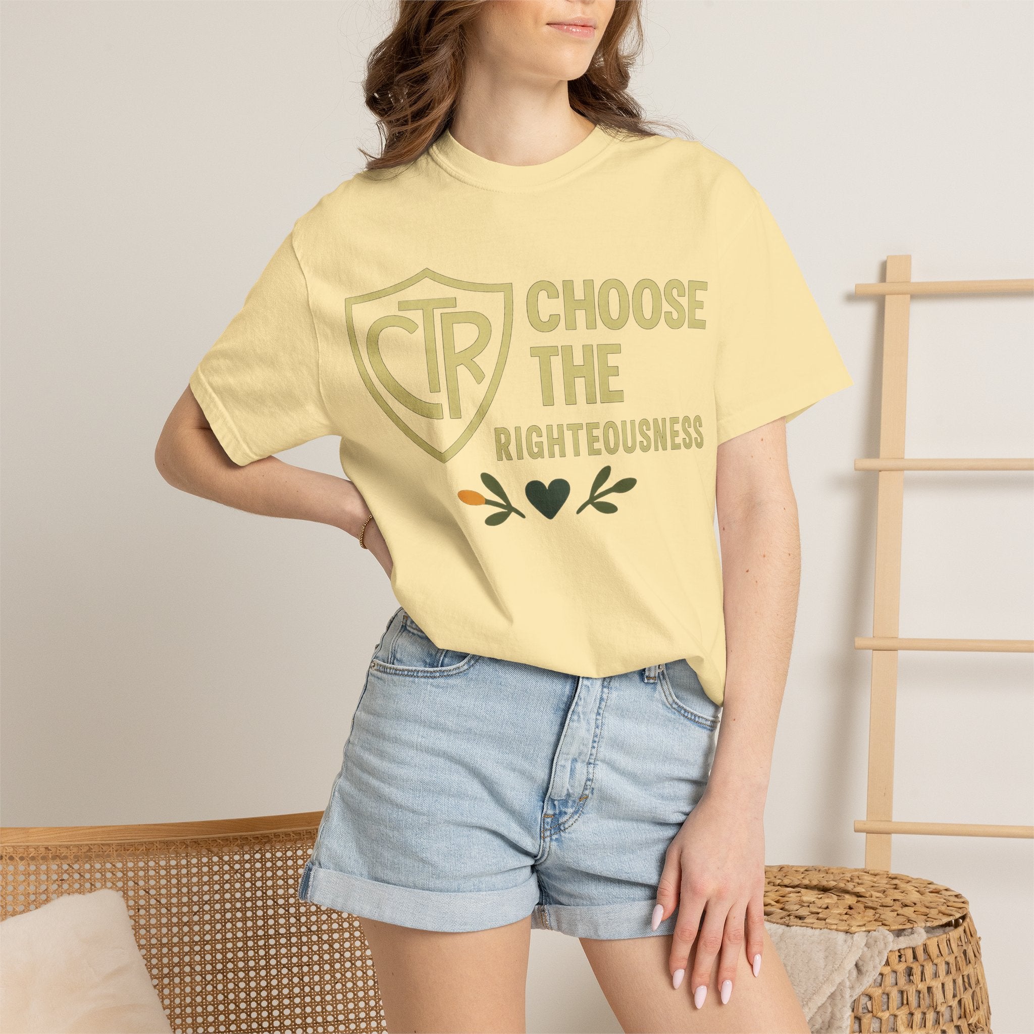 "CTR: Choose the Righteousness" Unisex Garment-Dyed T-shirt