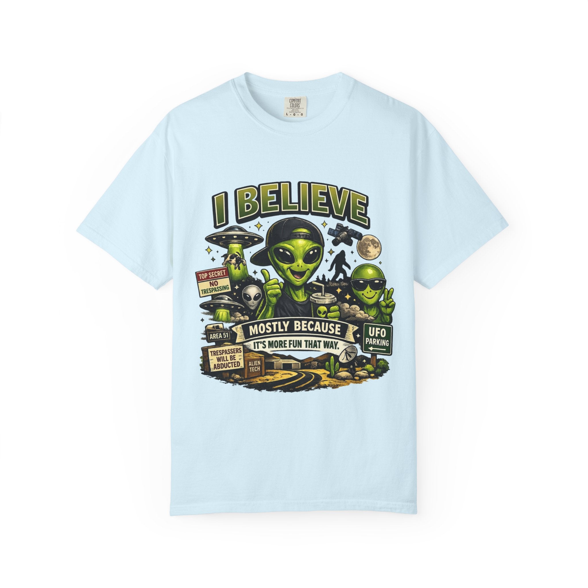 "I Believe" Unisex Garment-Dyed Tee