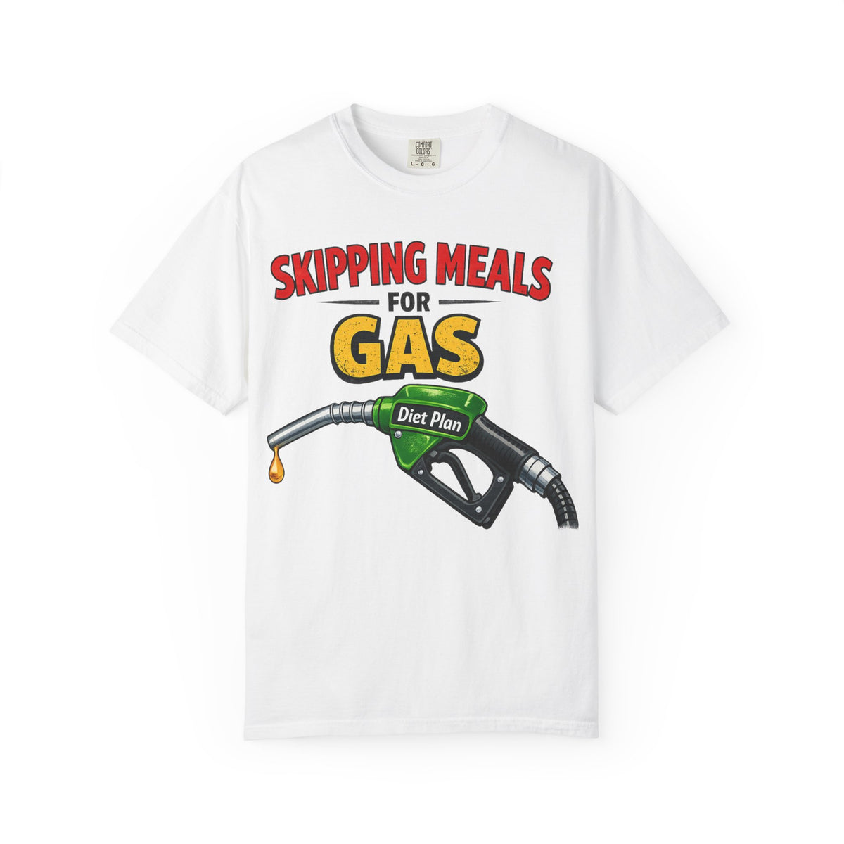 Color: White | The High-Octane Diet Plan Unisex Garment-Dyed T-shirt