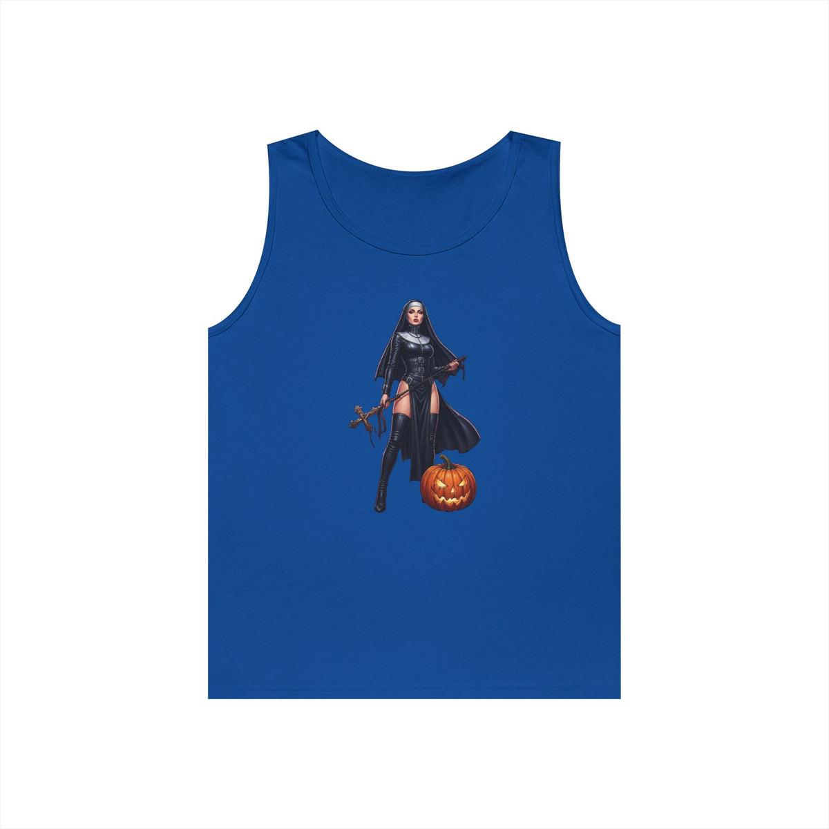 Color: Royal | Sexy Halloween Nun Tank Top
