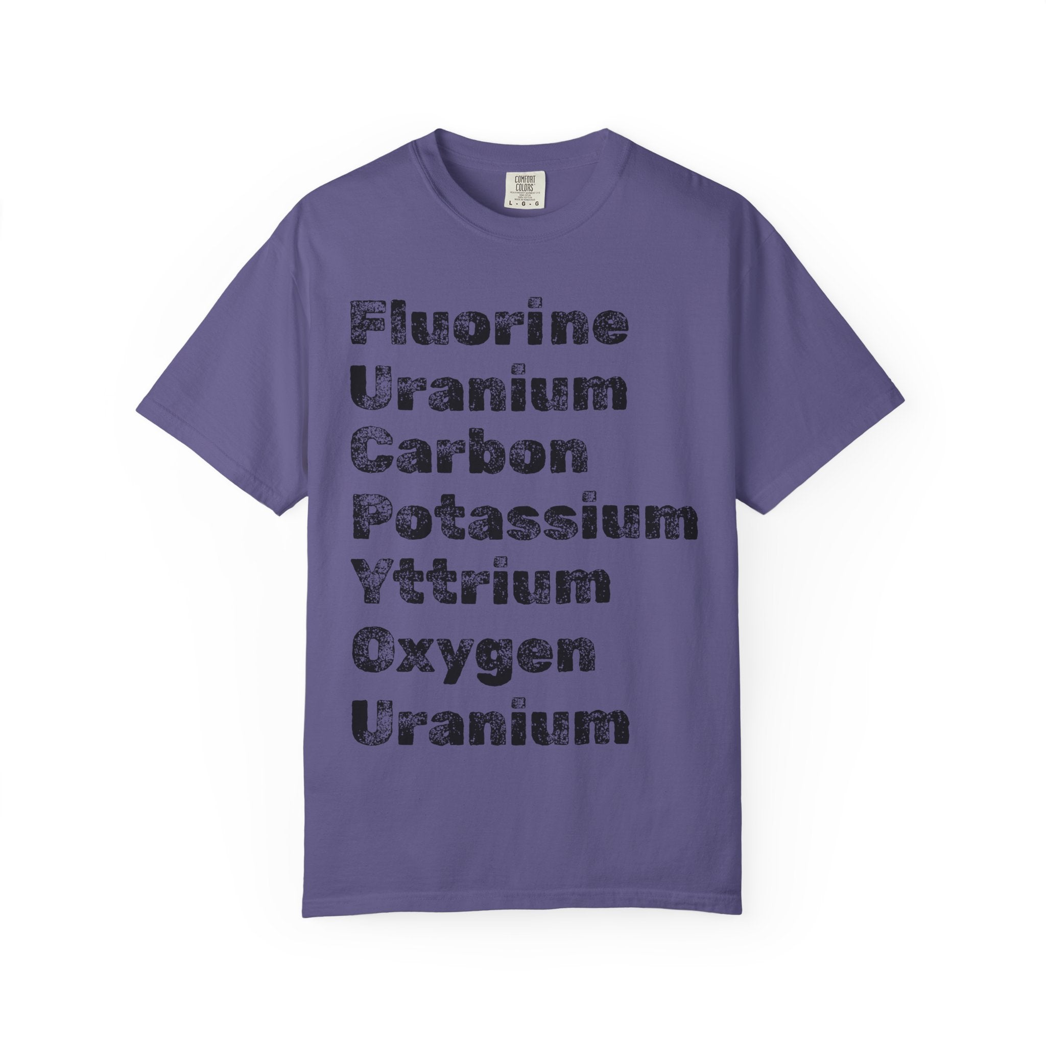"Periodic Salt" Unisex Garment-Dyed T-shirt