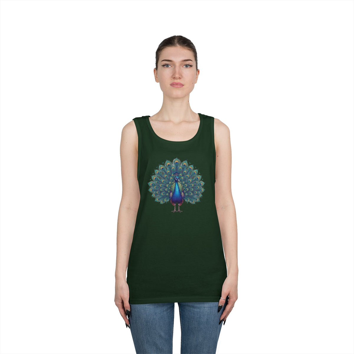"Hippy Peacock" Tank Top