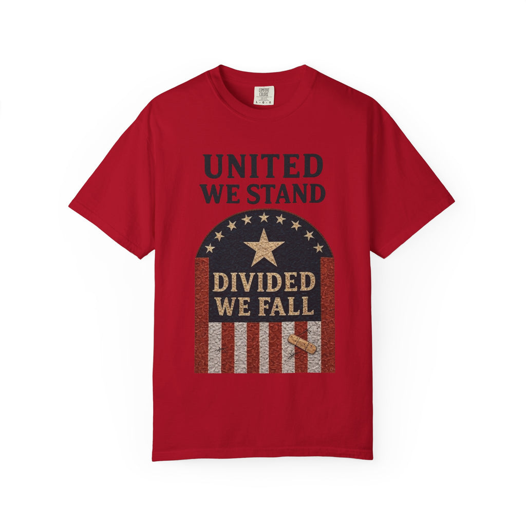 "UNITED WE STAND" Unisex Garment-Dyed T-shirt