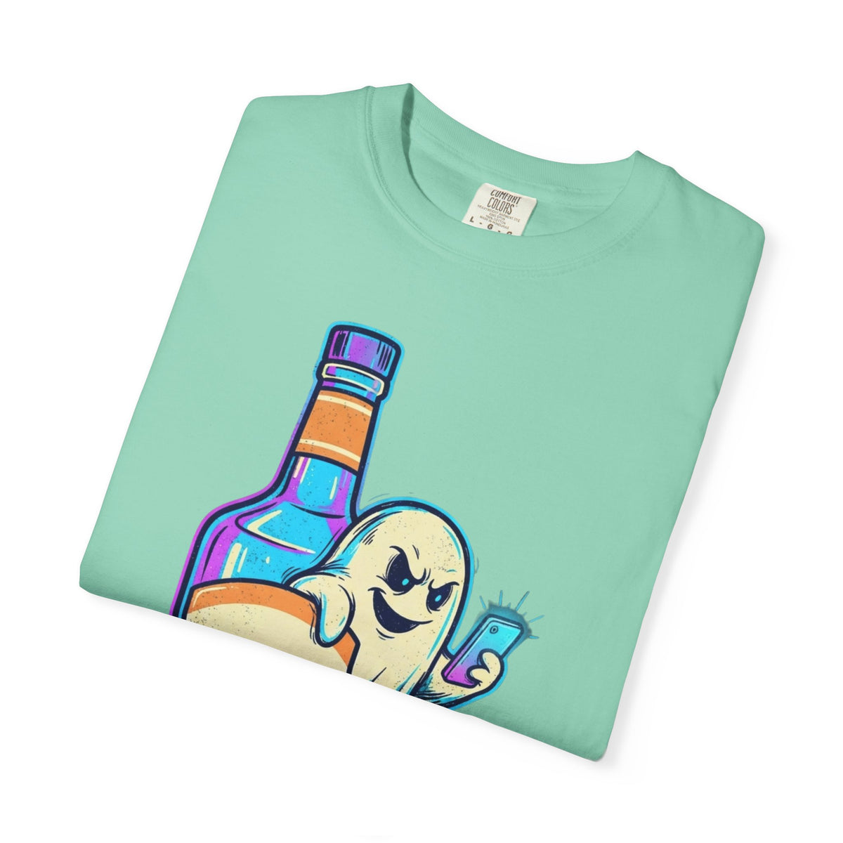 "Ghosting" Unisex Garment-Dyed Tee